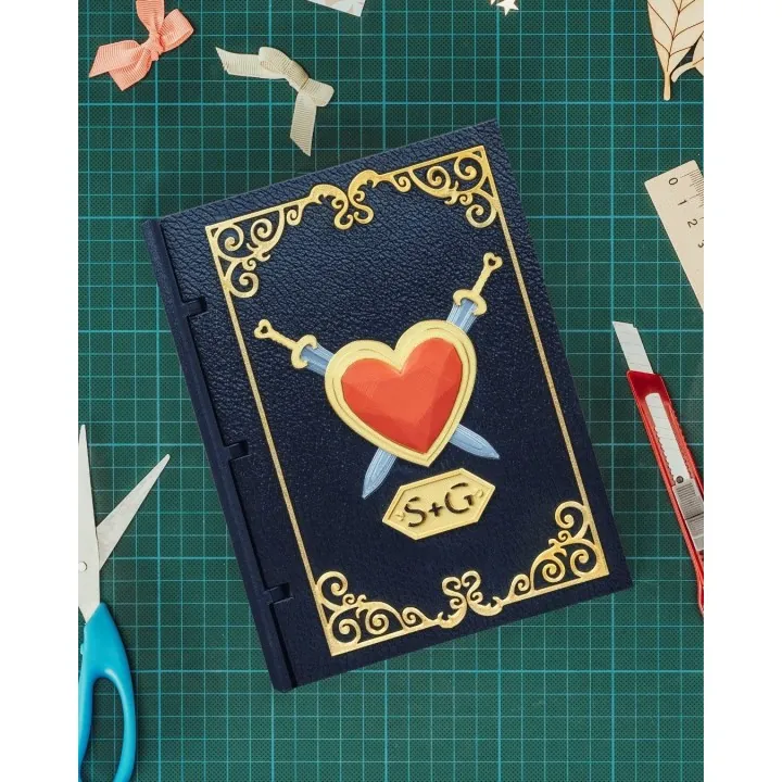 Livre Cœur Épées – Carnet Fantastique Personnalisable