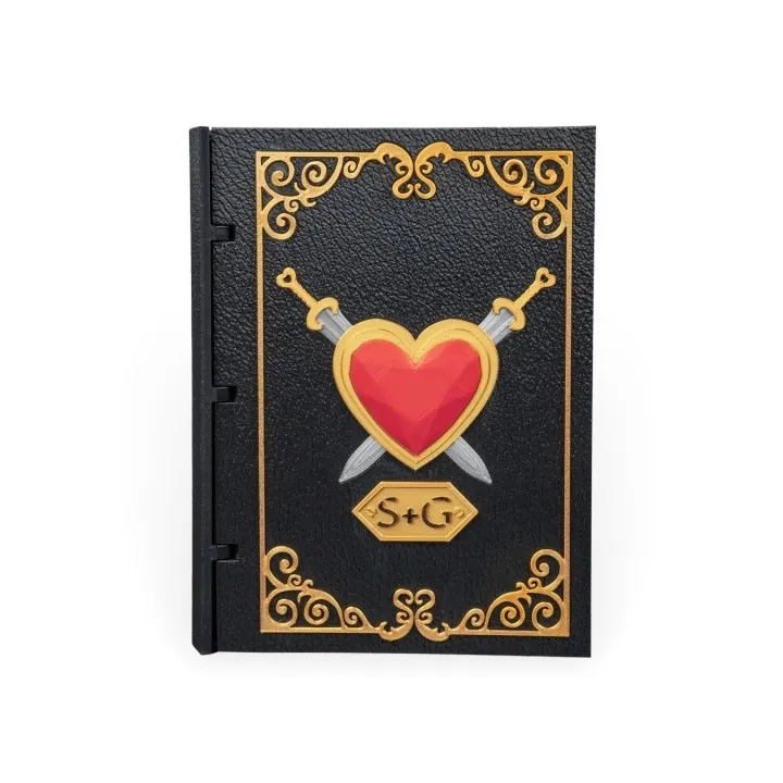 Livre Cœur Épées – Carnet Fantastique Personnalisable
