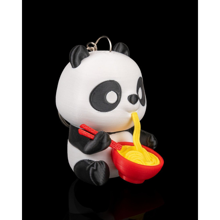 Pandinner – Porte-Clés Panda Ramen Kawaii