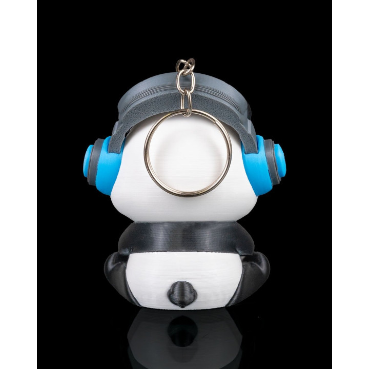 Porte-Clés Panda Gamer – Figurine Décorative Made In Occitanie