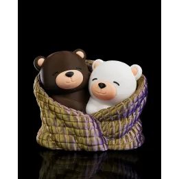 Oursons Amoureux Dans Leur Cocon – Figurine Déco Couple