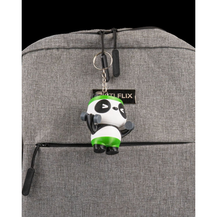 Pumpanda – Porte-Clés Panda Haltérophile Kawaii
