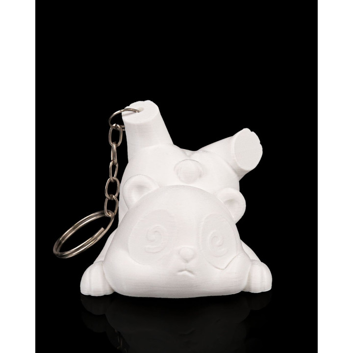 Porte-Clés Panda Maladroit – Tête En Bas & Trop Mignon !