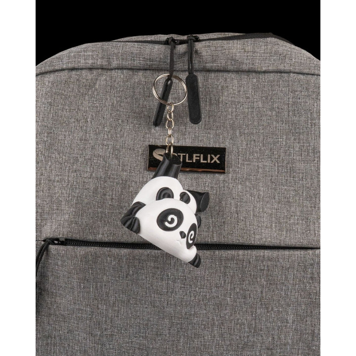 Porte-Clés Panda Maladroit – Tête En Bas & Trop Mignon !