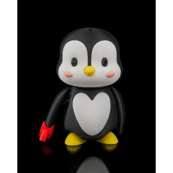 Couple De Pingouins Amoureux – Cadenas Cœur