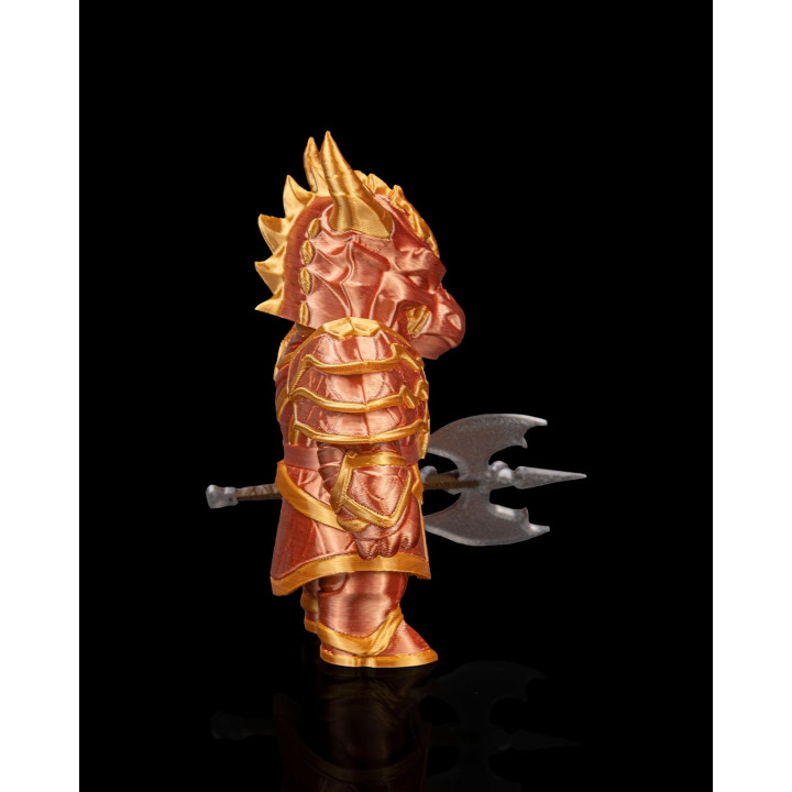 Draconic Knight – Figurine Chevalier Dragon Articulée À Aimants