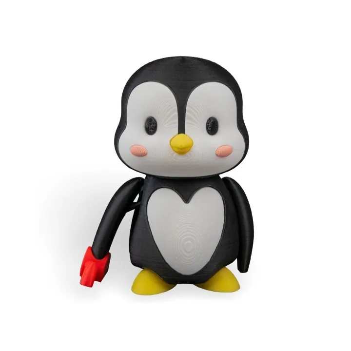 Couple De Pingouins Amoureux – Cadenas Cœur