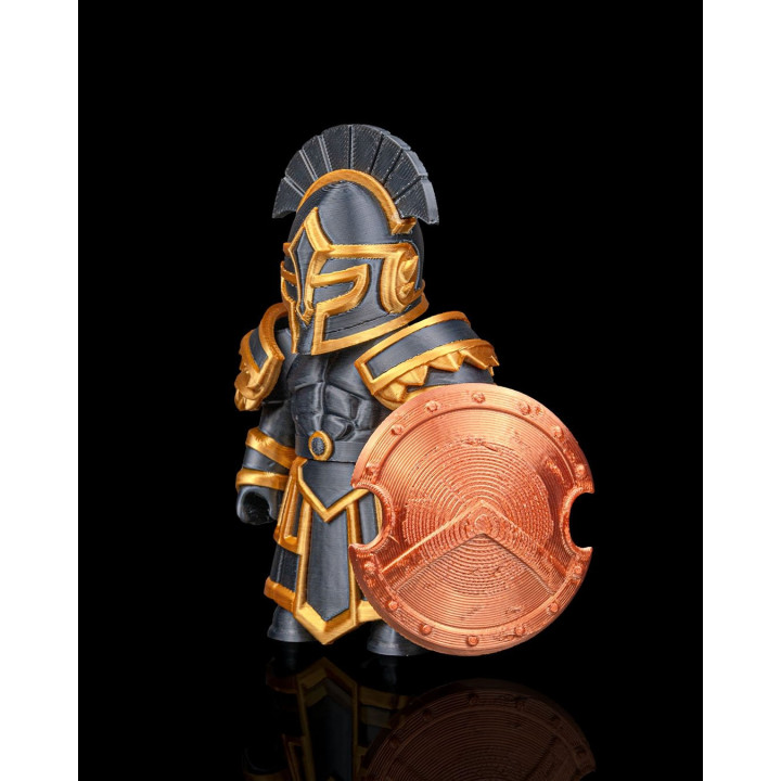 Figurine Spartan Sunforge – Guerrier Antique Modulable Avec Armures Interchangeables