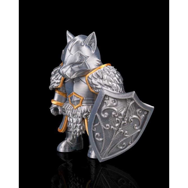 Stormwolf Knight – Figurine Chevalier Loup Modulable