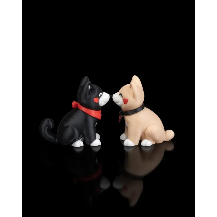 Duo Shiba Inu Amoureux – Figurines Made in Occitanie