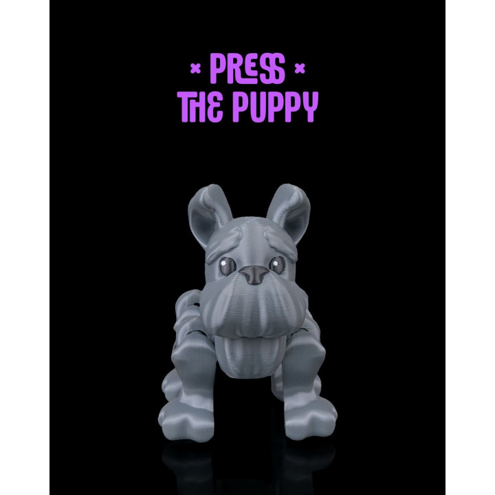 Press The Puppy – Chiot Articulé Interactif À Presser
