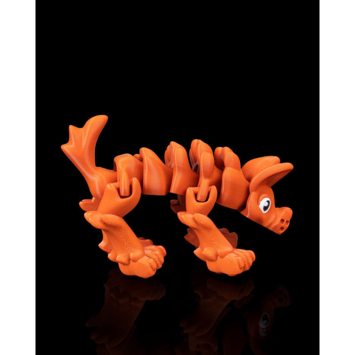 Chien Flexi Articulé – Figurine Posable Made In Occitanie