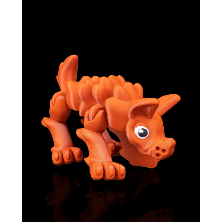 Chien Flexi Articulé – Figurine Posable Made In Occitanie