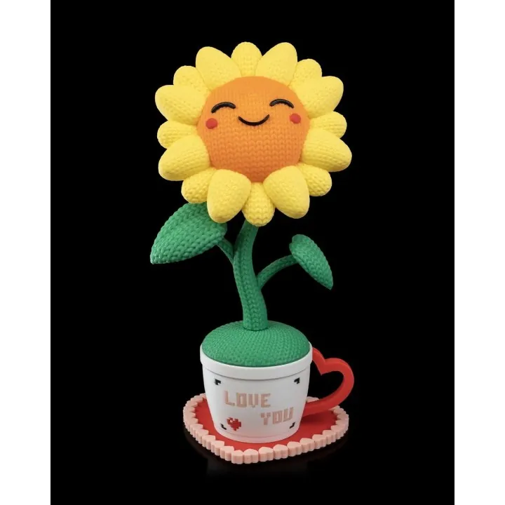 Tournesol "Love You" Dans Sa Tasse – Déco Kawaii Crochet Style