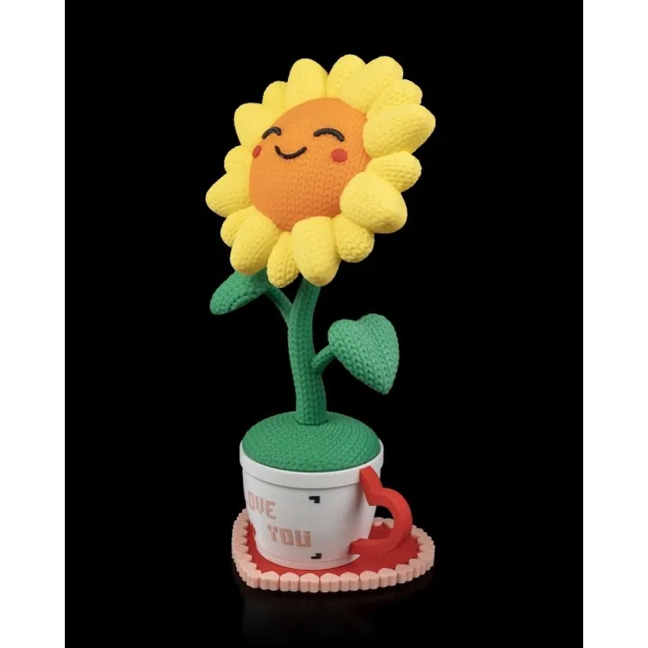 Tournesol "Love You" Dans Sa Tasse – Déco Kawaii Crochet Style