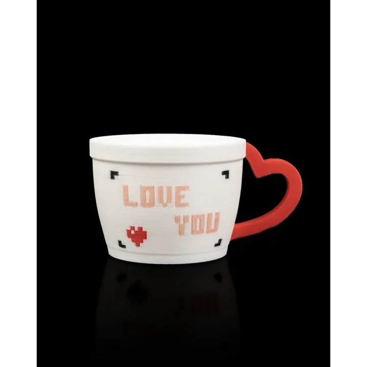 Tournesol "Love You" Dans Sa Tasse – Déco Kawaii Crochet Style