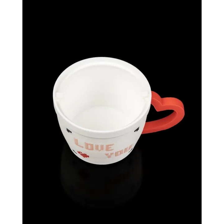 Tournesol "Love You" Dans Sa Tasse – Déco Kawaii Crochet Style