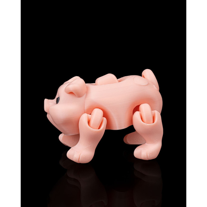 Press The Pig – Cochon Pressable Articulé Qui S'Étale !