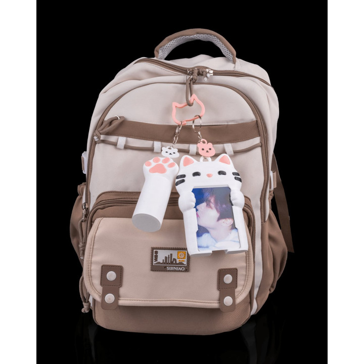 Kitty Carry – Porte-Photocard & Étui À Rouge À Lèvres Chat Kawaii