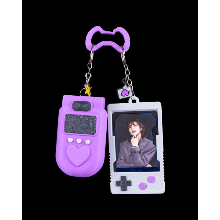 Pixel Pocket – Porte-Clés Rétro Gaming Avec Étui Photocard & Conteneur À Gloss
