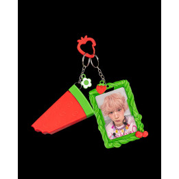 Berry Bright – Porte-Carte Photocard & Étui À Rouge À Lèvres Fraise