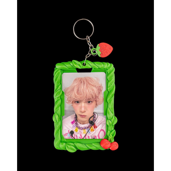 Berry Bright – Porte-Carte Photocard & Étui À Rouge À Lèvres Fraise