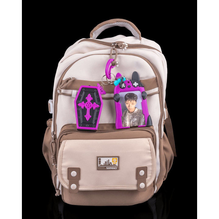 Vampy Pocket – Porte-Carte & Étui Gothique Chic Avec Clip Cercueil