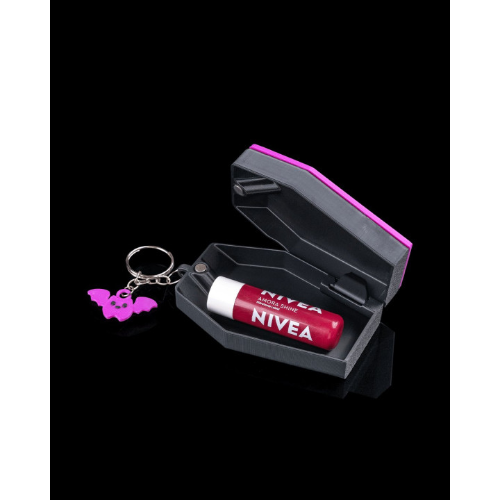Vampy Pocket – Porte-Carte & Étui Gothique Chic Avec Clip Cercueil