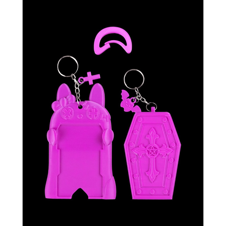 Vampy Pocket – Porte-Carte & Étui Gothique Chic Avec Clip Cercueil