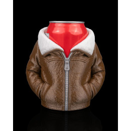 Porte-Canette Veste En Cuir – Le Koozie Rock'N'Roll Made In Occitanie