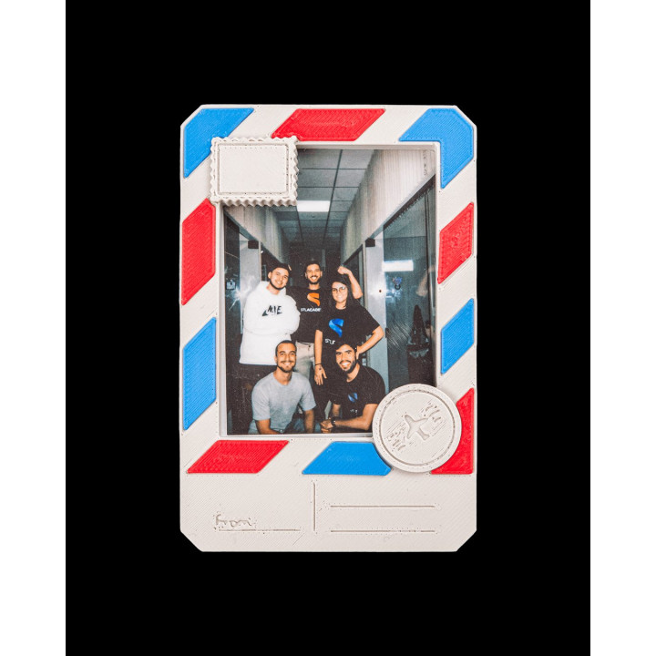 Cadre Photo Magnétique Style Carte Postale – Compatible Instax Mini & Polaroid
