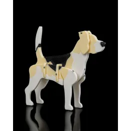 Figurine Beagle articulée – Made in Occitanie