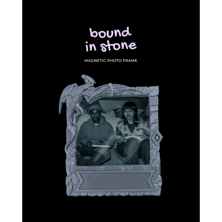 Cadre Photo Magnétique Dragon – Bound In Stone