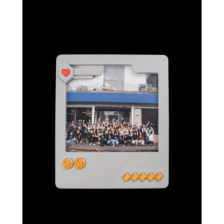 Cadre Photo Magnétique Style Jeu Vidéo – Format Instax Mini & Polaroid