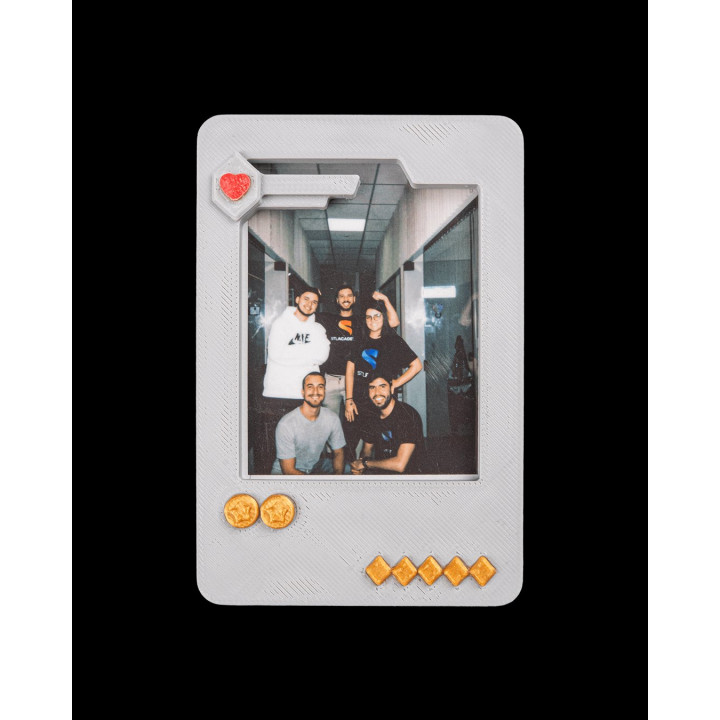Cadre Photo Magnétique Style Jeu Vidéo – Format Instax Mini & Polaroid