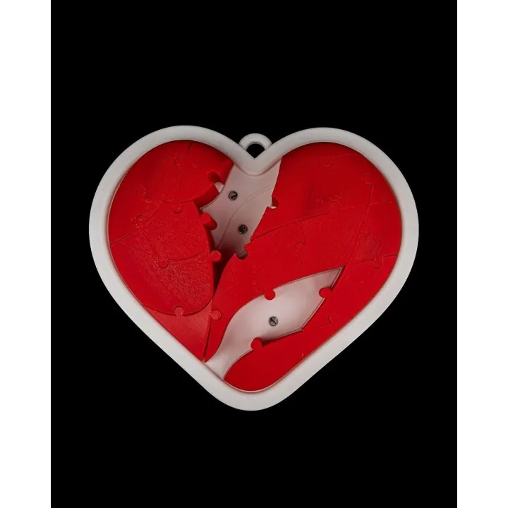 Cœur Puzzle Magnétique – Pendentif Décoratif