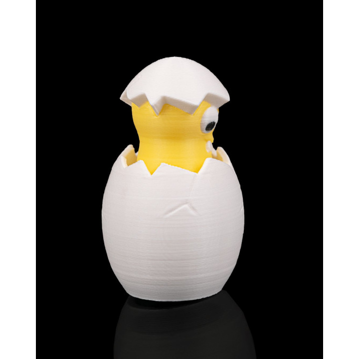 Porte-Clés Poussin Rigolo — Œuf Éclos Goofy Egg