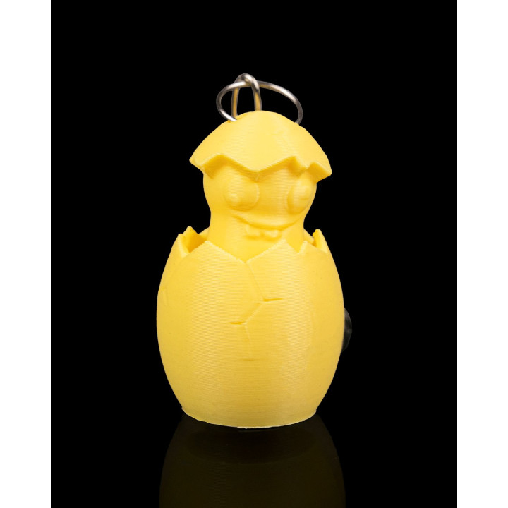 Porte-Clés Poussin Rigolo — Œuf Éclos Goofy Egg