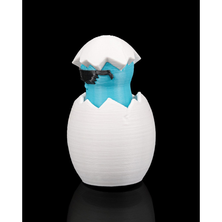 Oeuf Stylé Avec Lunettes – Porte-Clés Décoratif Humour
