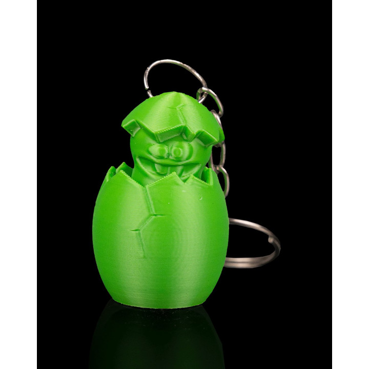Happy Egg – Porte-Clés Œuf Souriant Qui Éclot
