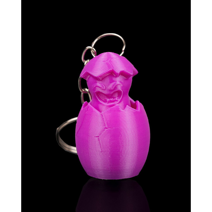 Joyful Egg – Porte-Clés Œuf Éclos Expressif
