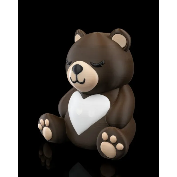 Ourson I Love You – Veilleuse Déco Made in Occitanie