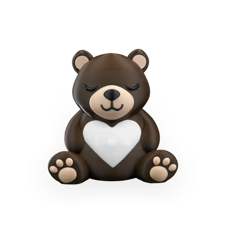 Ourson I Love You – Veilleuse Déco Made in Occitanie