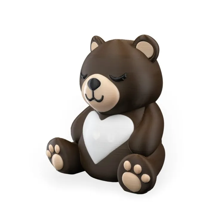 Ourson I Love You – Veilleuse Déco Made in Occitanie