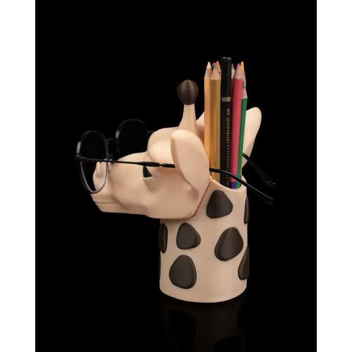 Pot À Crayons Girafe Avec Porte-Lunettes – Made In Occitanie