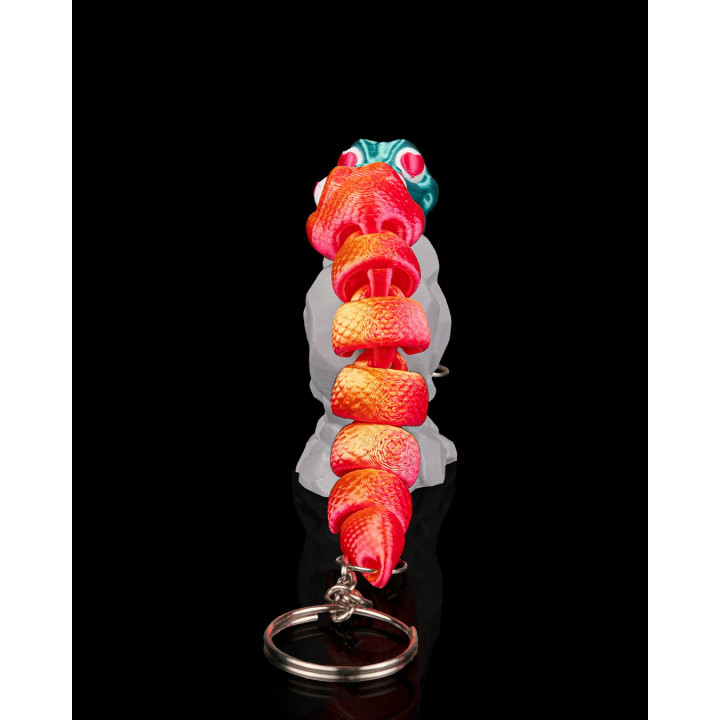 Hiss & Hers – Duo De Serpents Porte-Clés Articulés & Cœur Magnétique