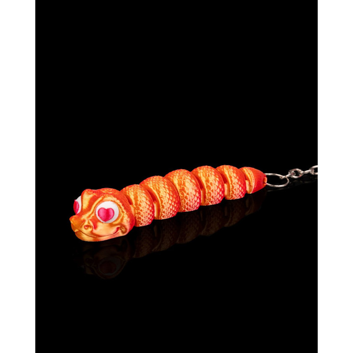 Hiss & Hers – Duo De Serpents Porte-Clés Articulés & Cœur Magnétique