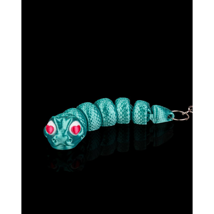 Hiss & Hers – Duo De Serpents Porte-Clés Articulés & Cœur Magnétique