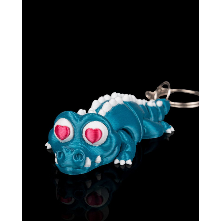 Chomp Mates – Duo De Crocodiles Amoureux Porte-Clés