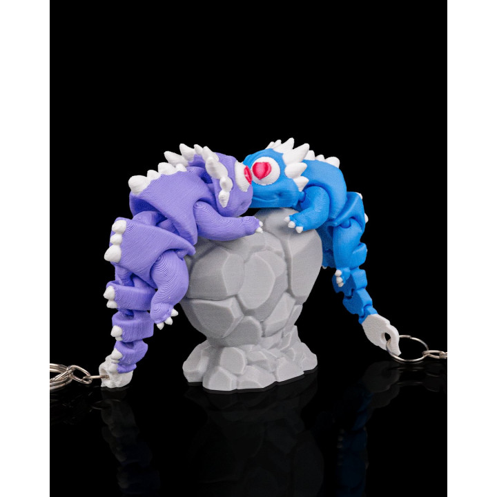 Legendary Lovers – Duo De Dragons Amoureux & Porte-Clés Articulé